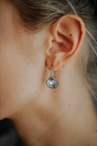 Boucles pendantes en cristal