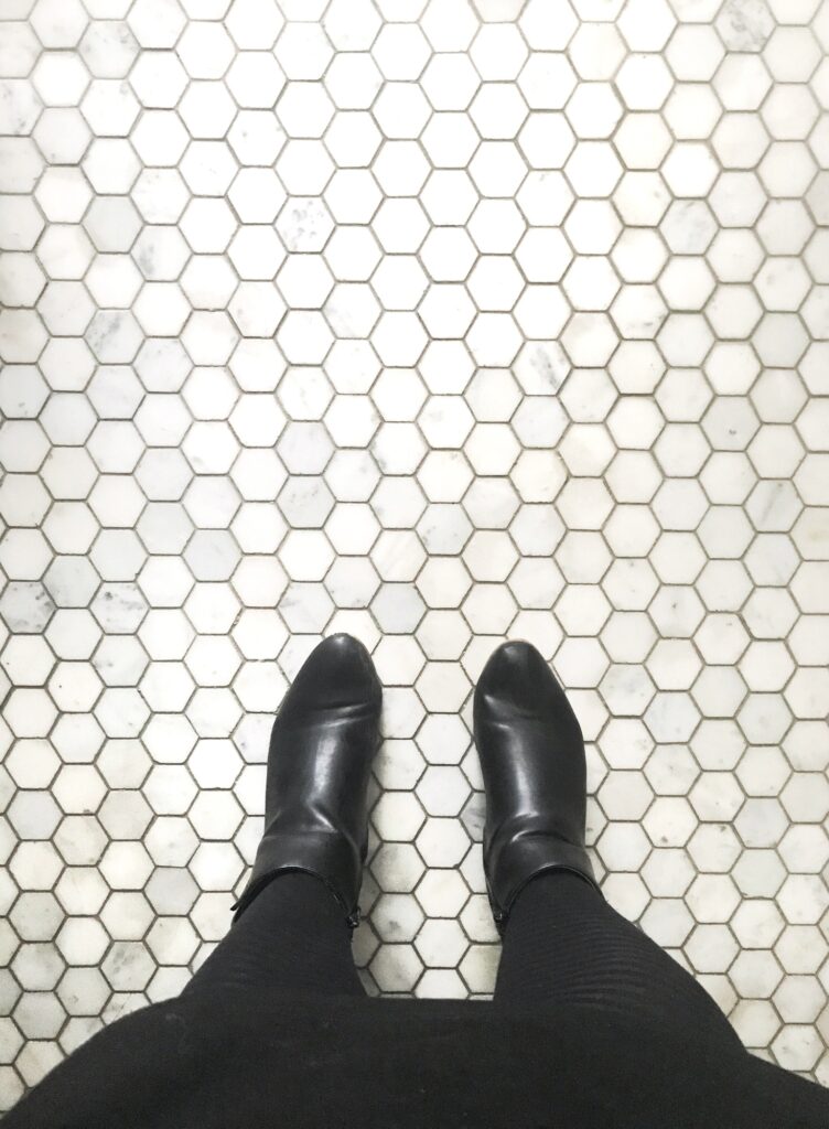 botte noire femme