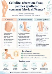 cellulite retention eau jambes-gonflee